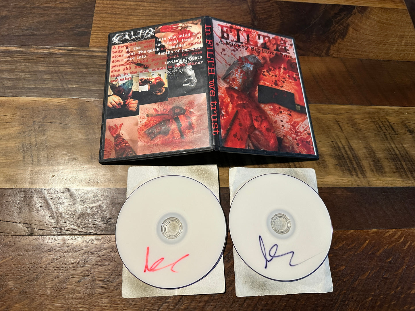 Filth (DVD-R, 2 Disc, Signed, Mickey Espinoza, Very Obscure Horror)