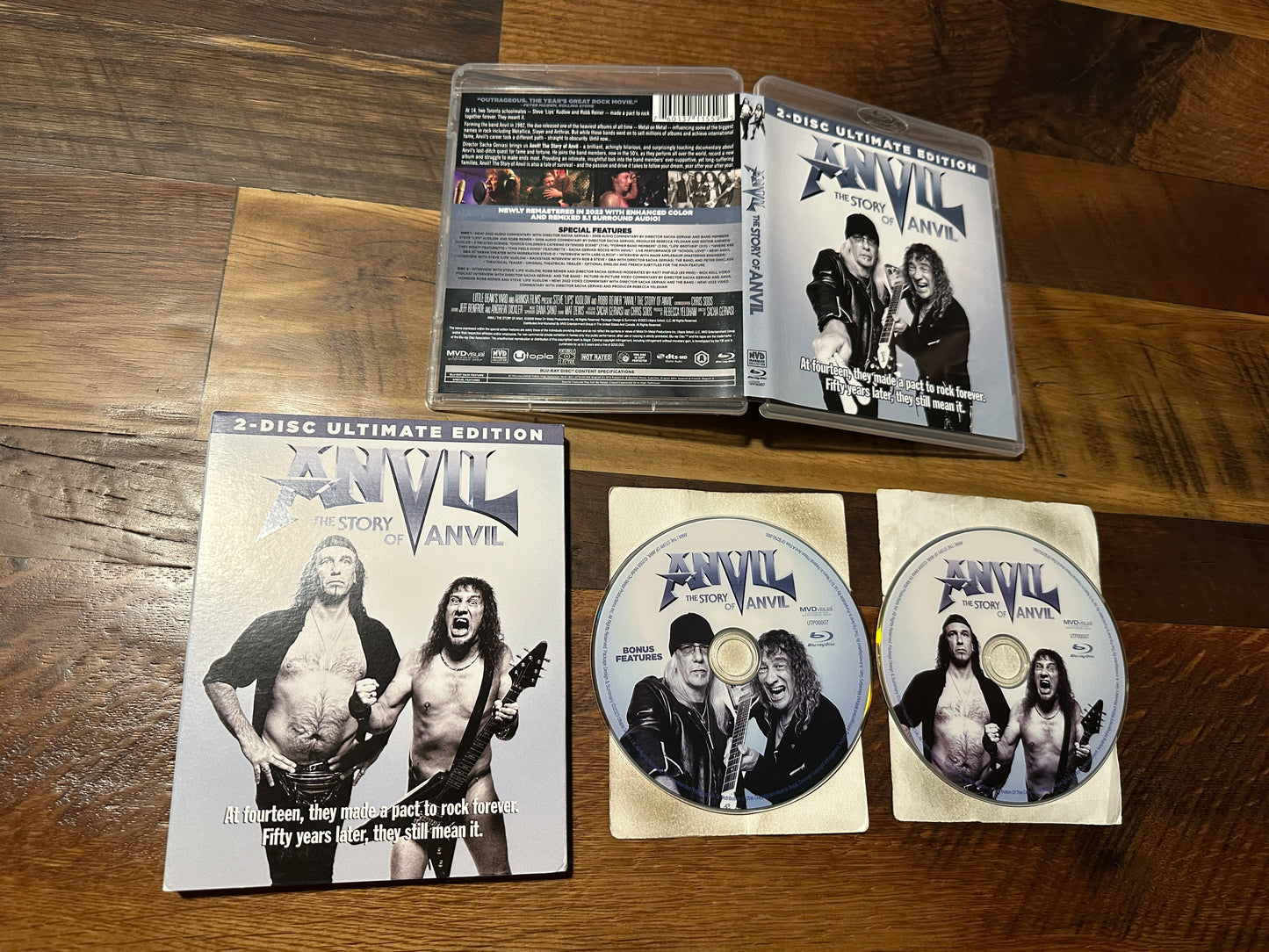 Anvil The Story Of Anvil (Blu ray, 2 Disc Ultimate Edition, Slipcover, MVD)