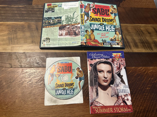 Savage Drums & Jungle Hell DVD-Double Feature-VCI Entertainment-