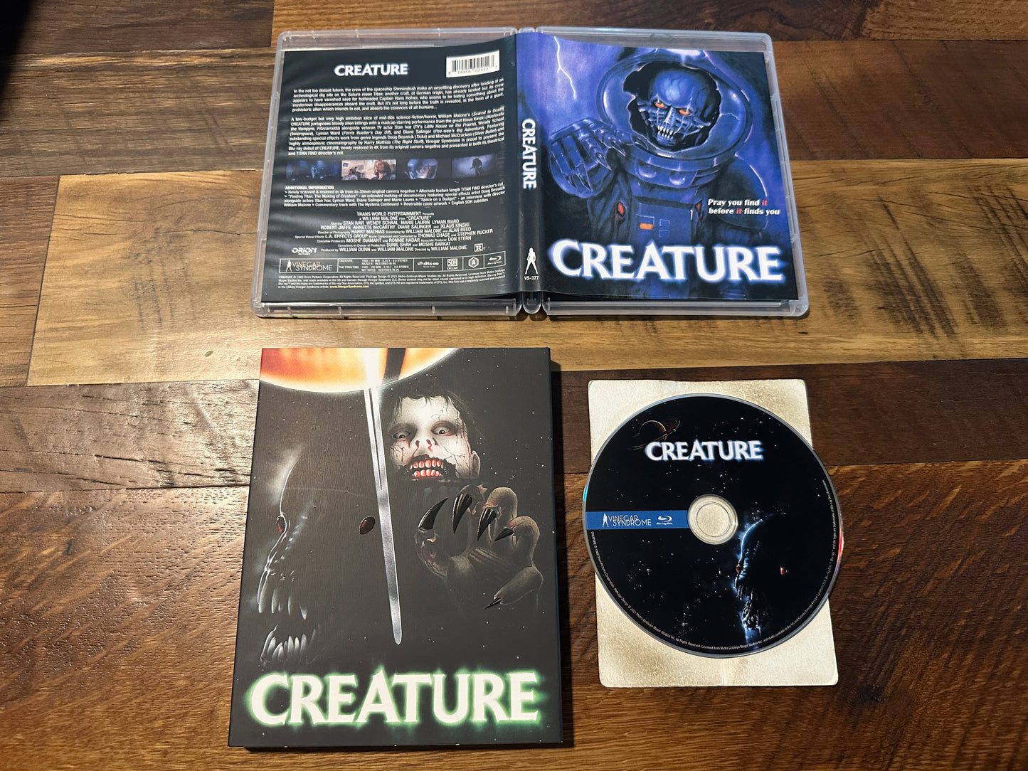 Creature (Blu ray, Vinegar Syndrome, Slipcover, 80’s Classic Horror)