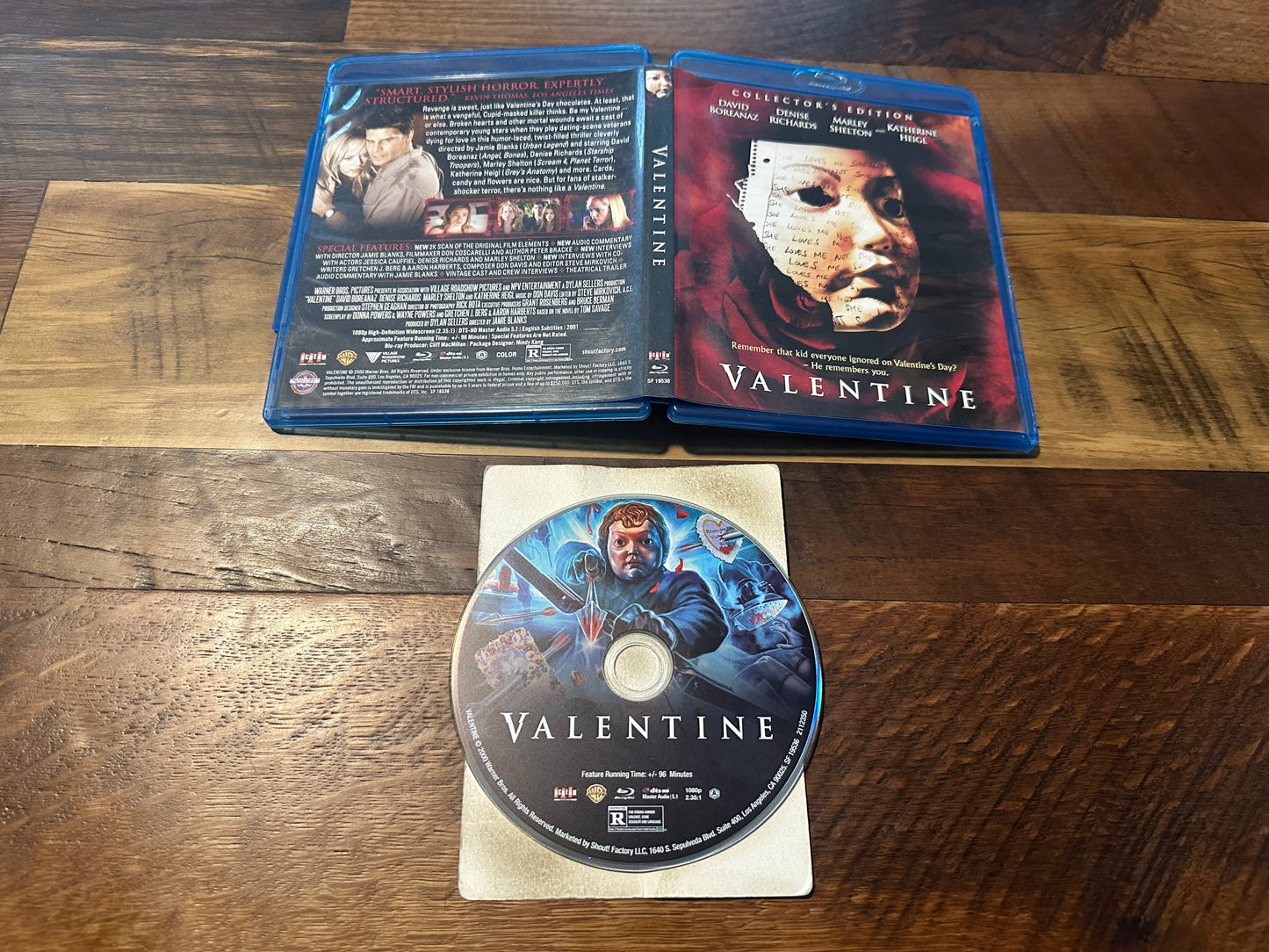 Valentine (Blu ray, Scream Factory, Collector’s Ed, Classic Horror)