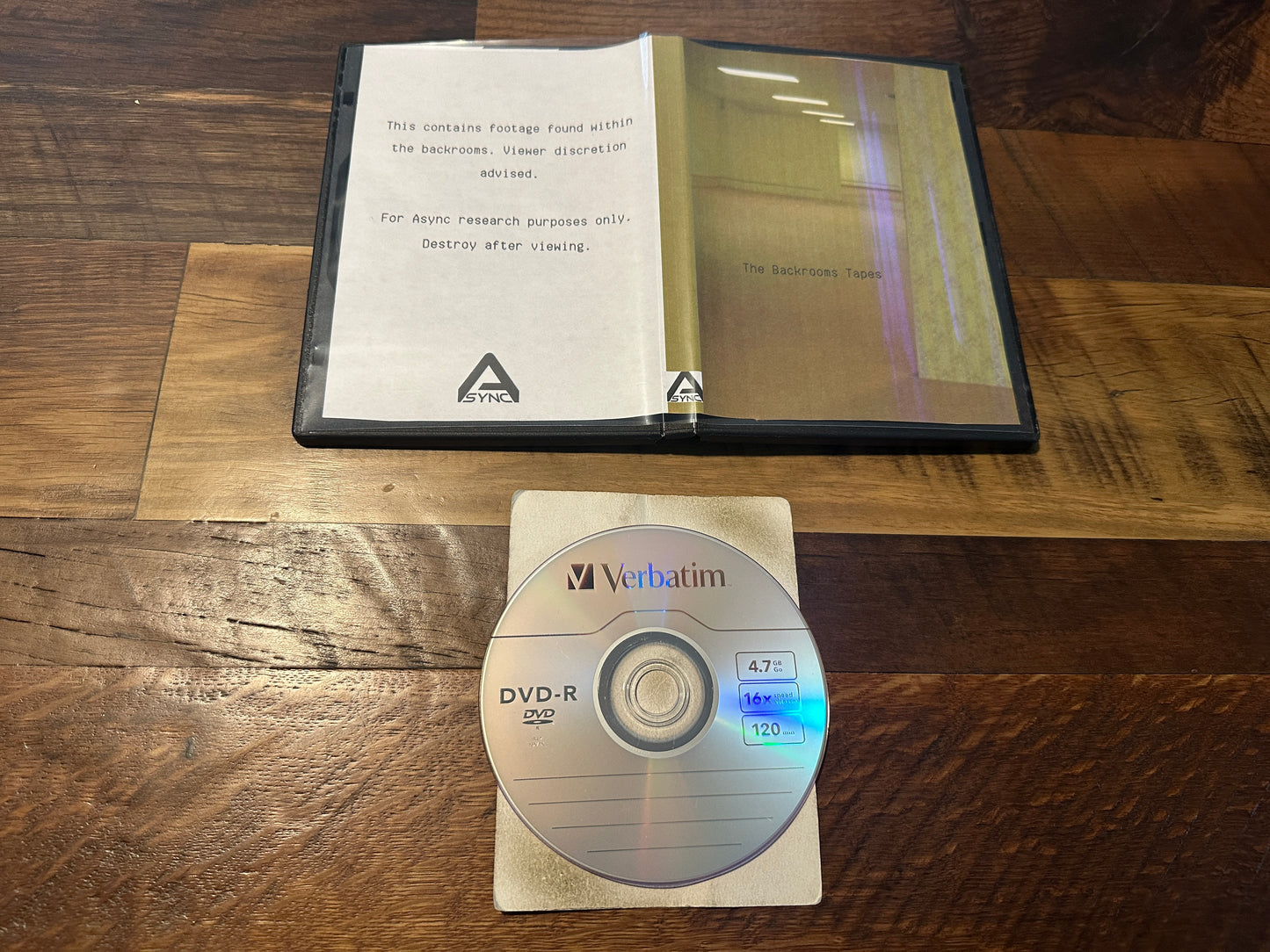 The Backroom Tapes (DVD-R, Very Obscure, Destroy After Viewing)