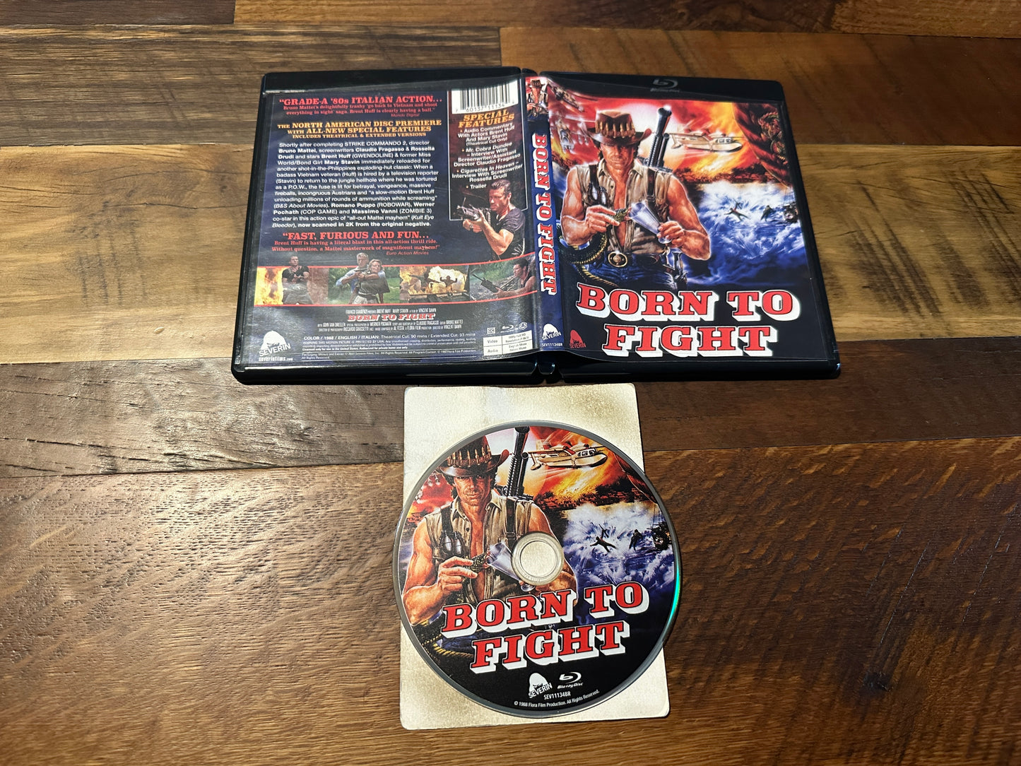 Born To Fight Blu ray-Severin Films-80’s Italian Action Classic-