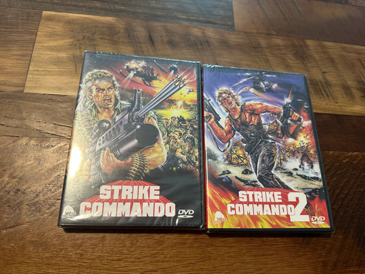 Strike Commando 1 & 2 DVD’s-Severin Films/Classics-NEW/Sealed