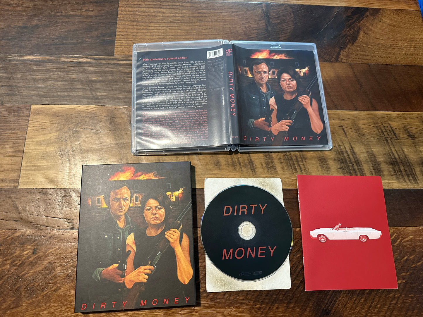 Dirty Money (Blu ray, Vinegar Syndrome Partner Label, Slipcover)