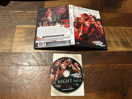 As Night Falls DVD-Vicious Circle Films-Widescreen-2013 Horror-