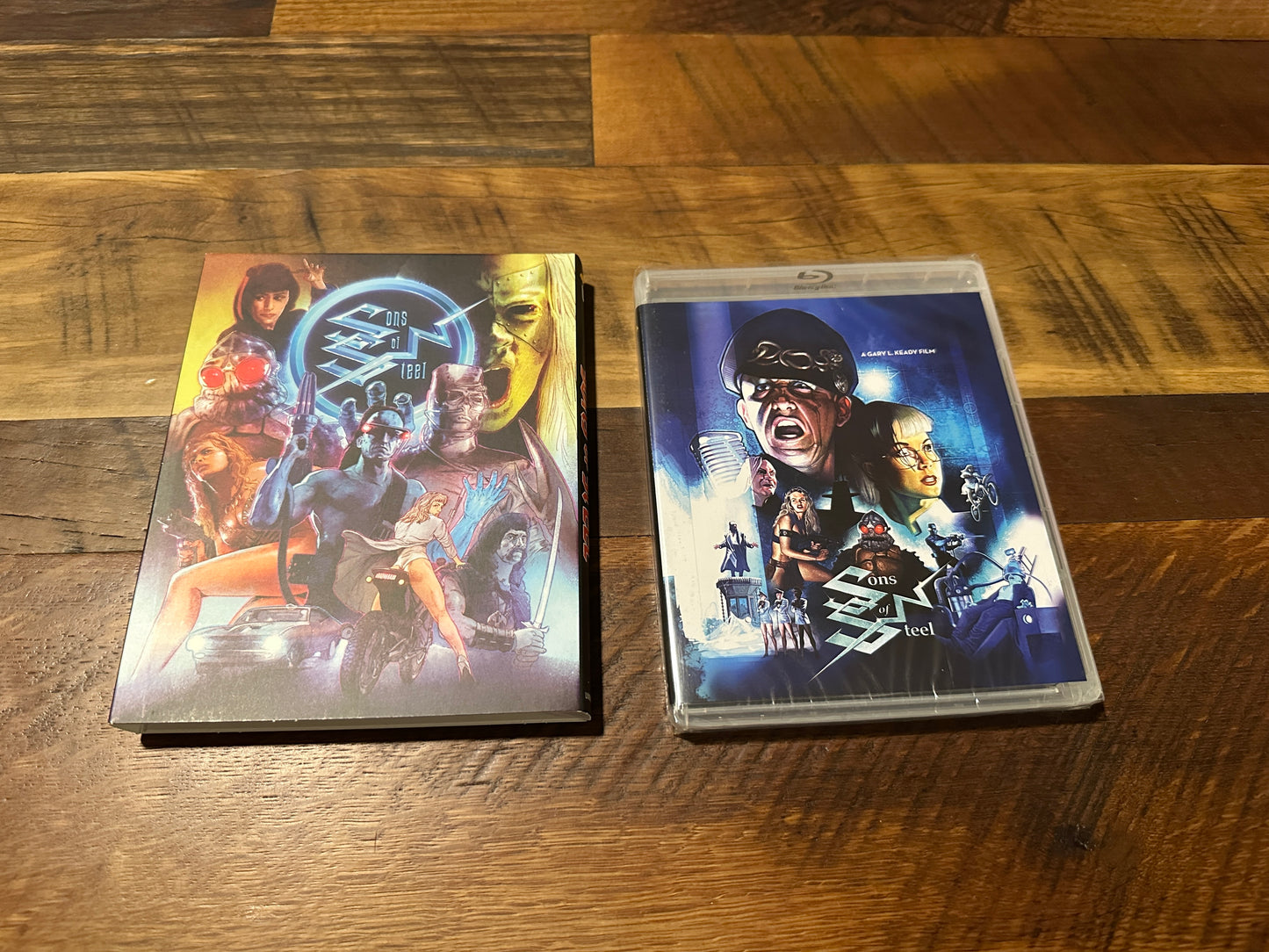 Sons of Steel (Blu ray, Vinegar Syndrome Partner Label, Slipcover, NEW)