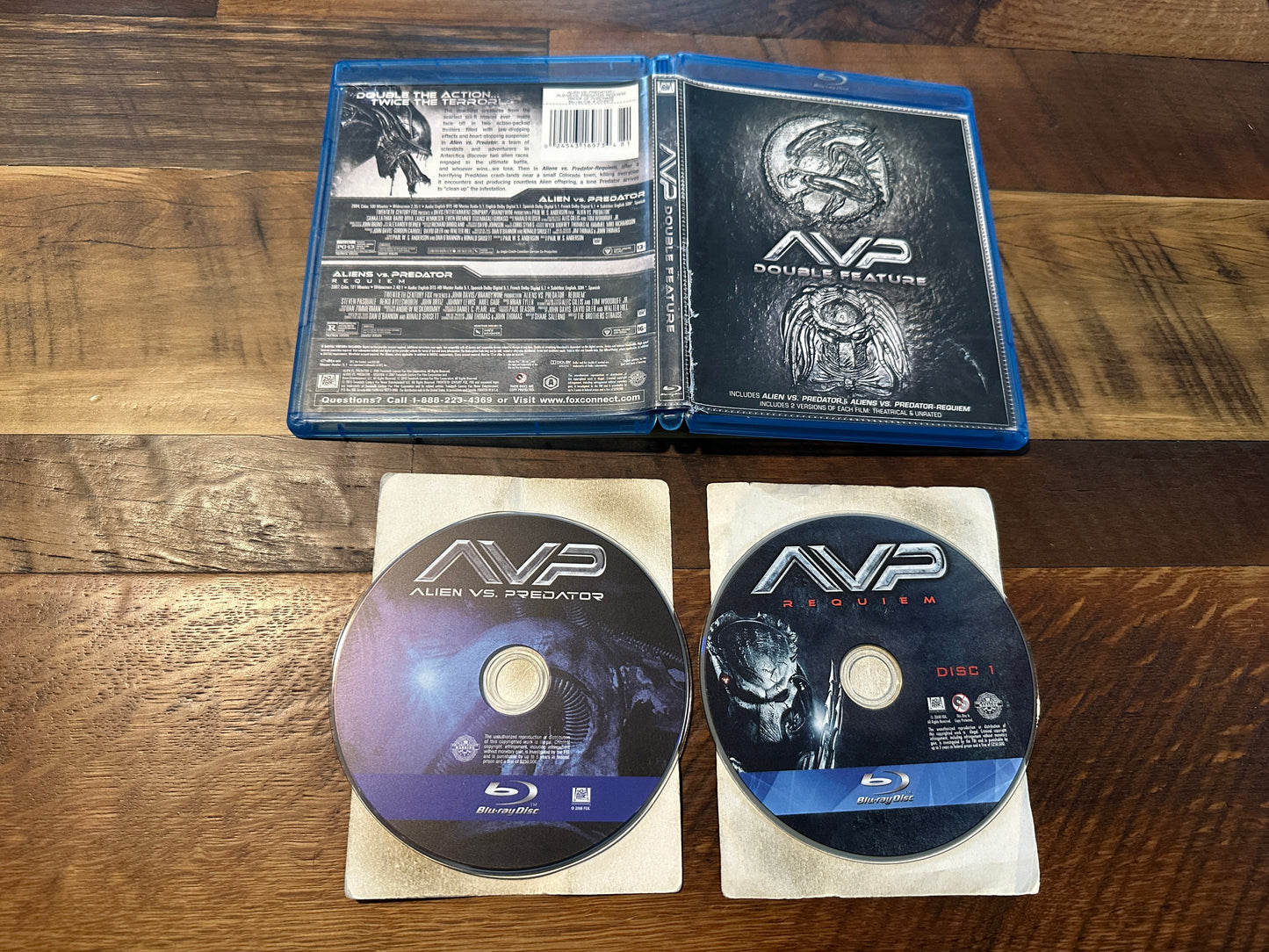 AVP Double Feature (Blu ray, 20th Century Fox,Alien Versus Predator)