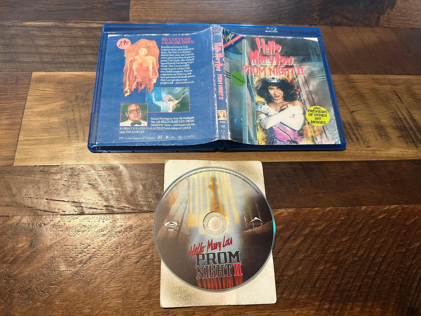Prom Night II Hello Mary Lou (Blu ray Case W/DVD, Alliance Release)