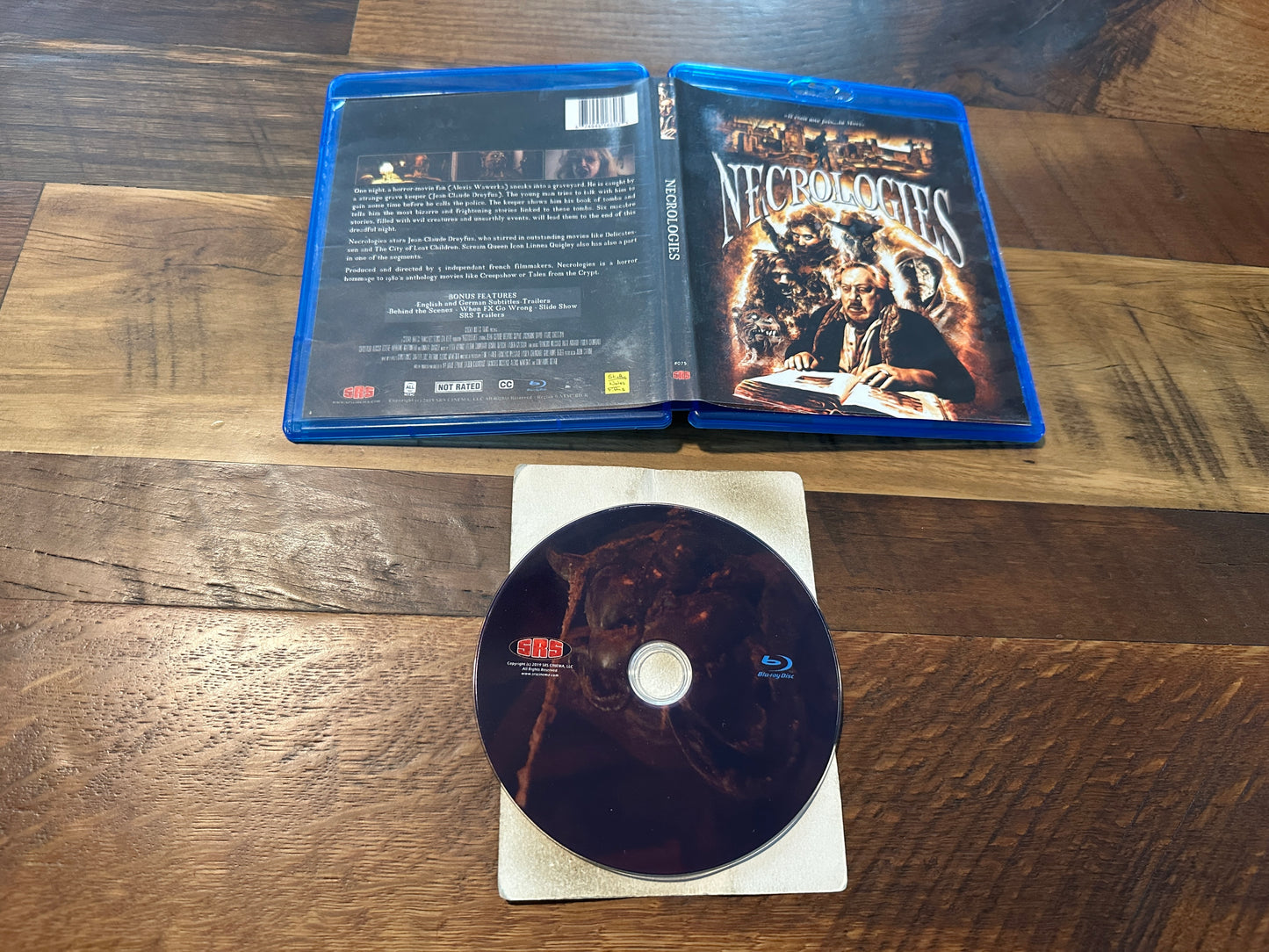 Necrologies (Blu ray, SRS Cinema, Obscure Low Budget Horror)