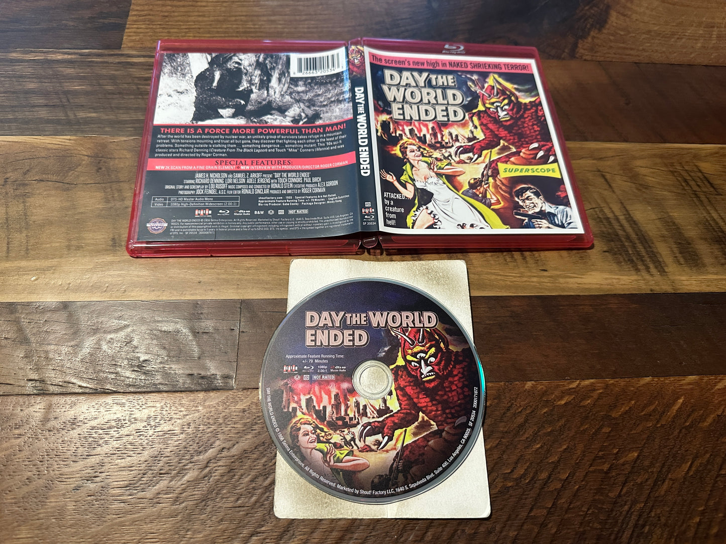 Day The World Ended (Blu ray, Scream Factory, 50’s Classic, OOP)