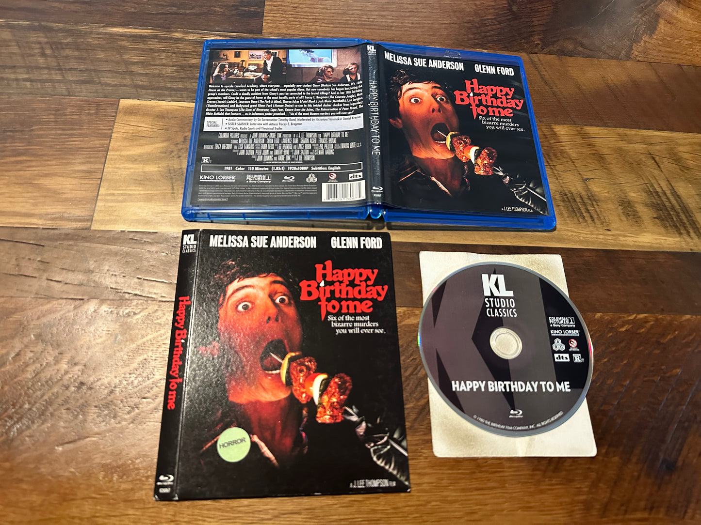 Happy Birthday To Me (Blu ray, Kino Lorber, Slipcover, 80’s Horror Classic)