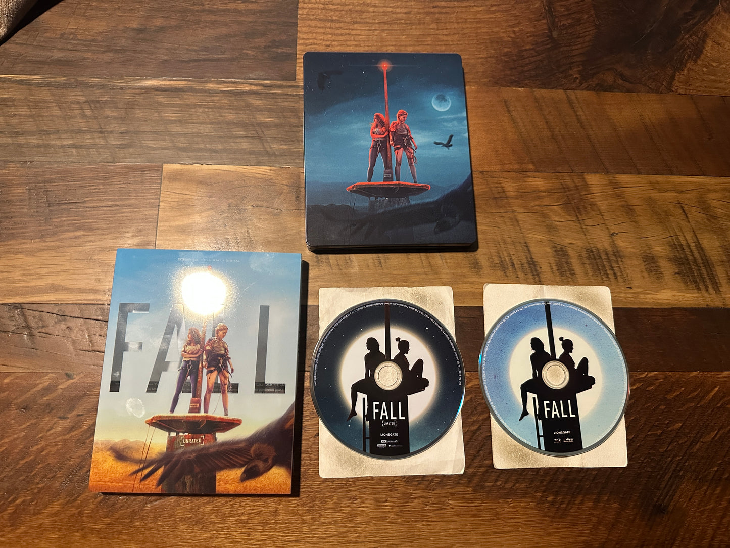Fall (4K Ultra HD/Blu ray, Lionsgate, Steelbook, Slipcover, No Digital)