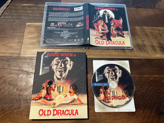 Old Dracula Blu ray-Vinegar Syndrome-Slipcover-70’s Horror Classic