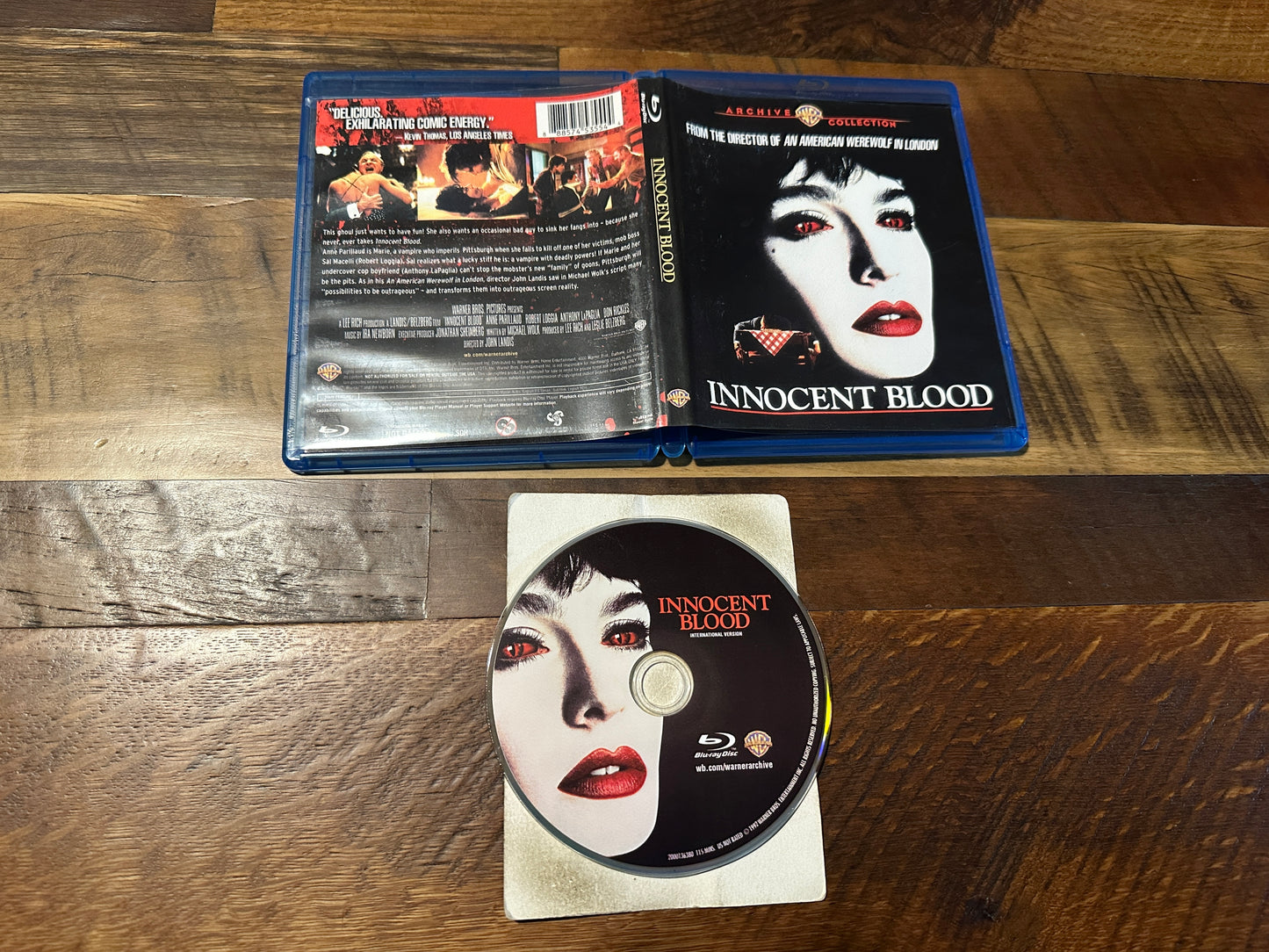 Innocent Blood (Blu ray, WB Archive Collection, 90’s Horror Classic)