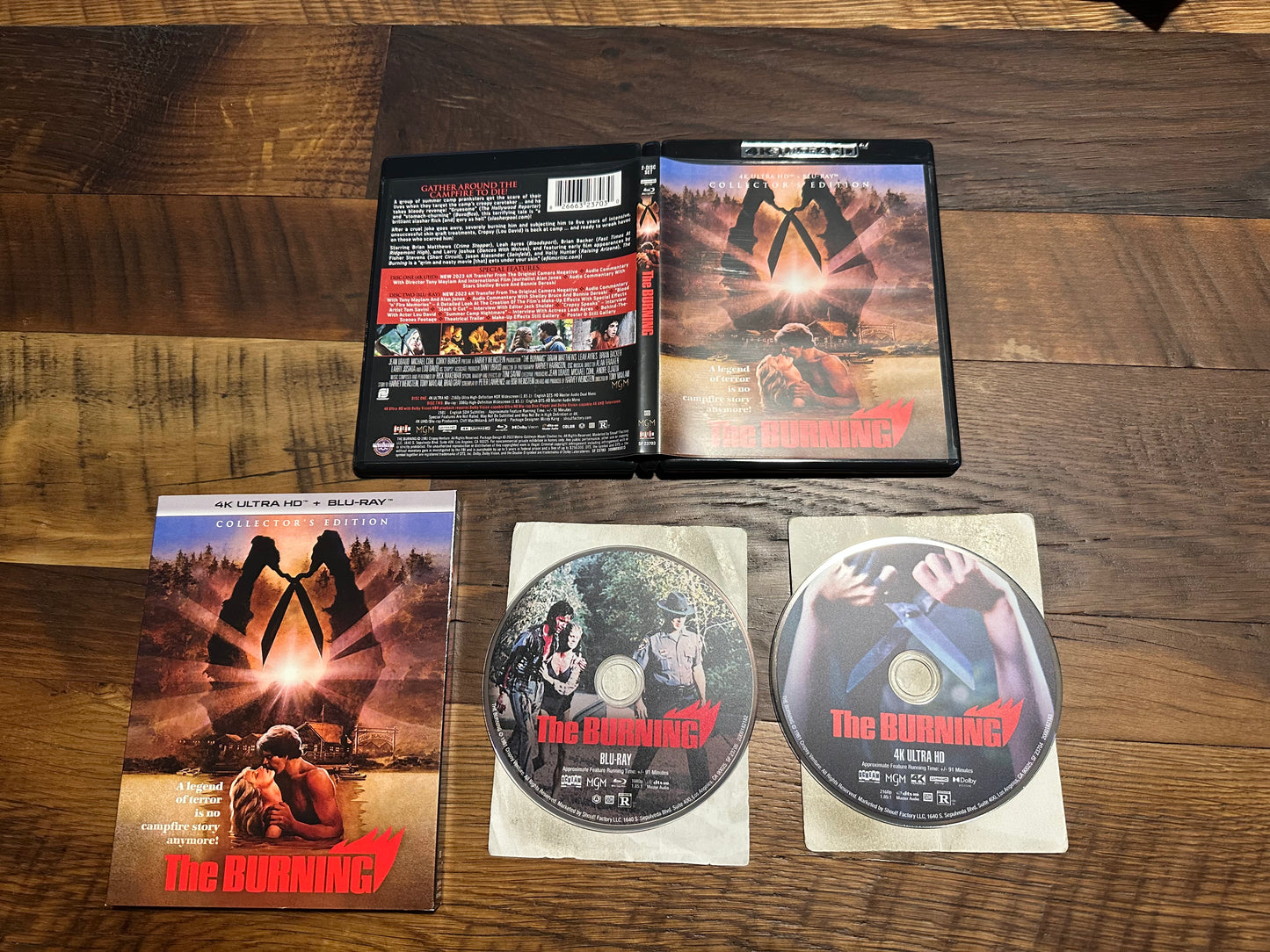 The Burning 4K Ultra HD/Blu ray-Scream Factory-2 Disc-Slipcover-