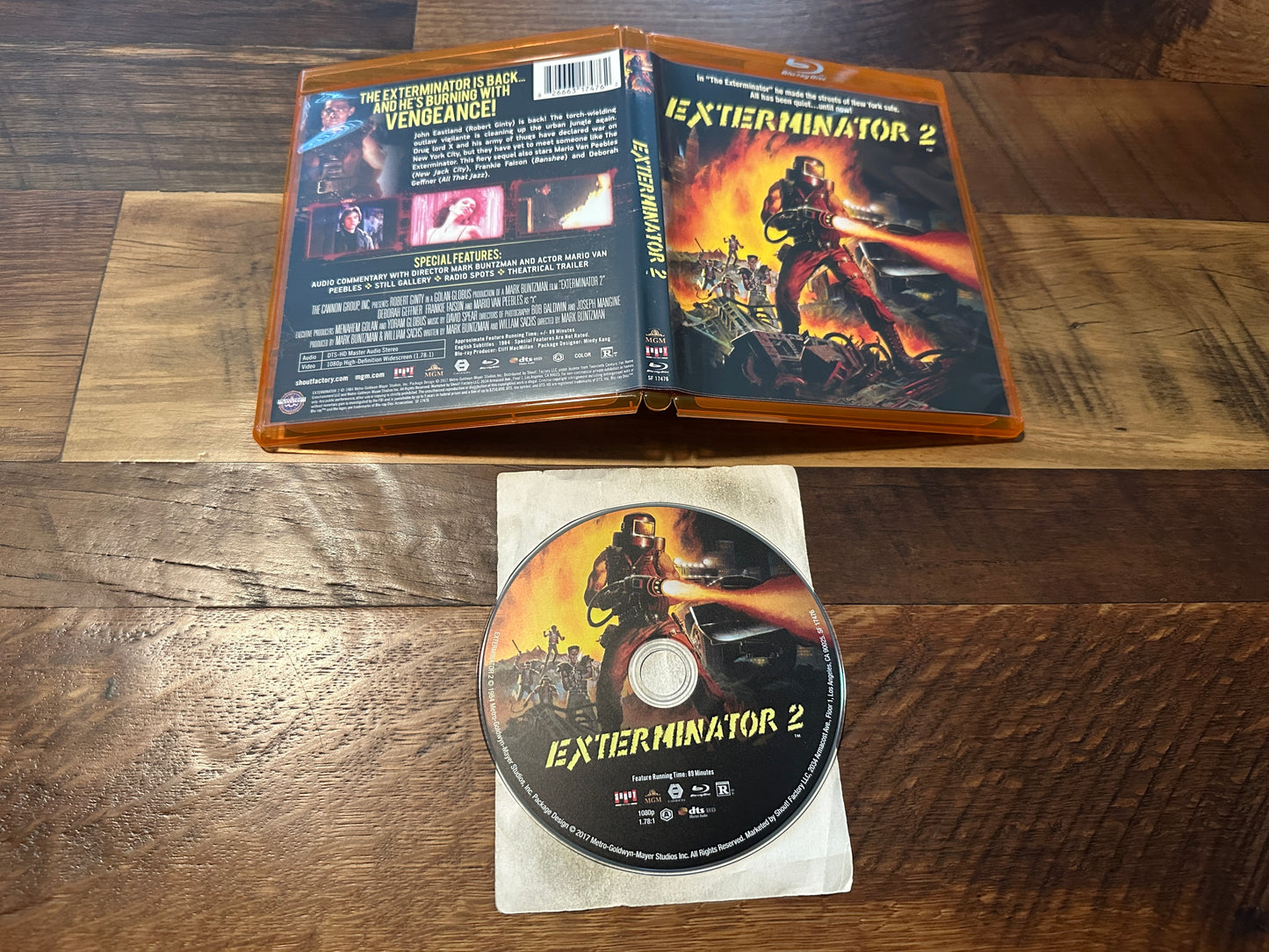 Exterminator 2 (Blu ray, Scream Factory, 80’s Classic, Widescreen)