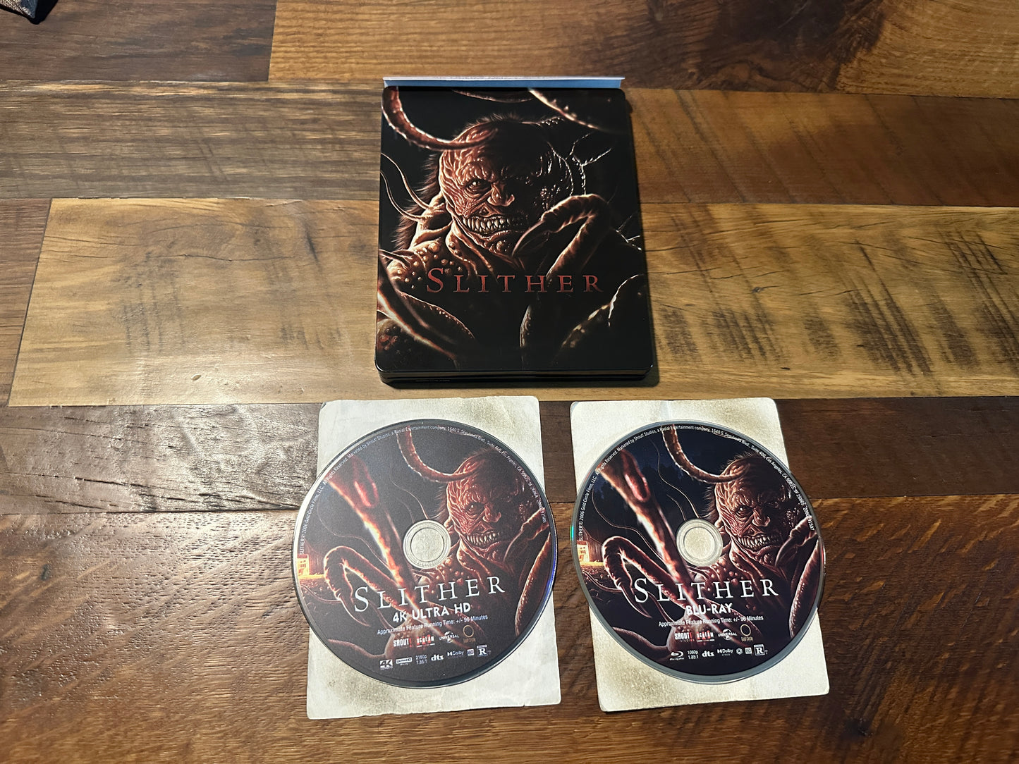 Slither (4K Ultra HD, Scream Factory, Limited Edition, Steelbook, 2006 Horror)