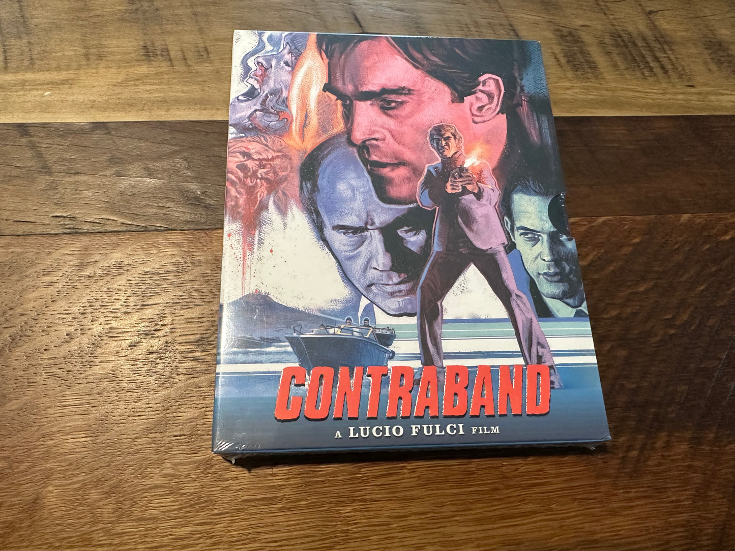 Contraband Blu ray-Cauldron-Alternate Slipcover-Lucio Fulci Classic-NEW-