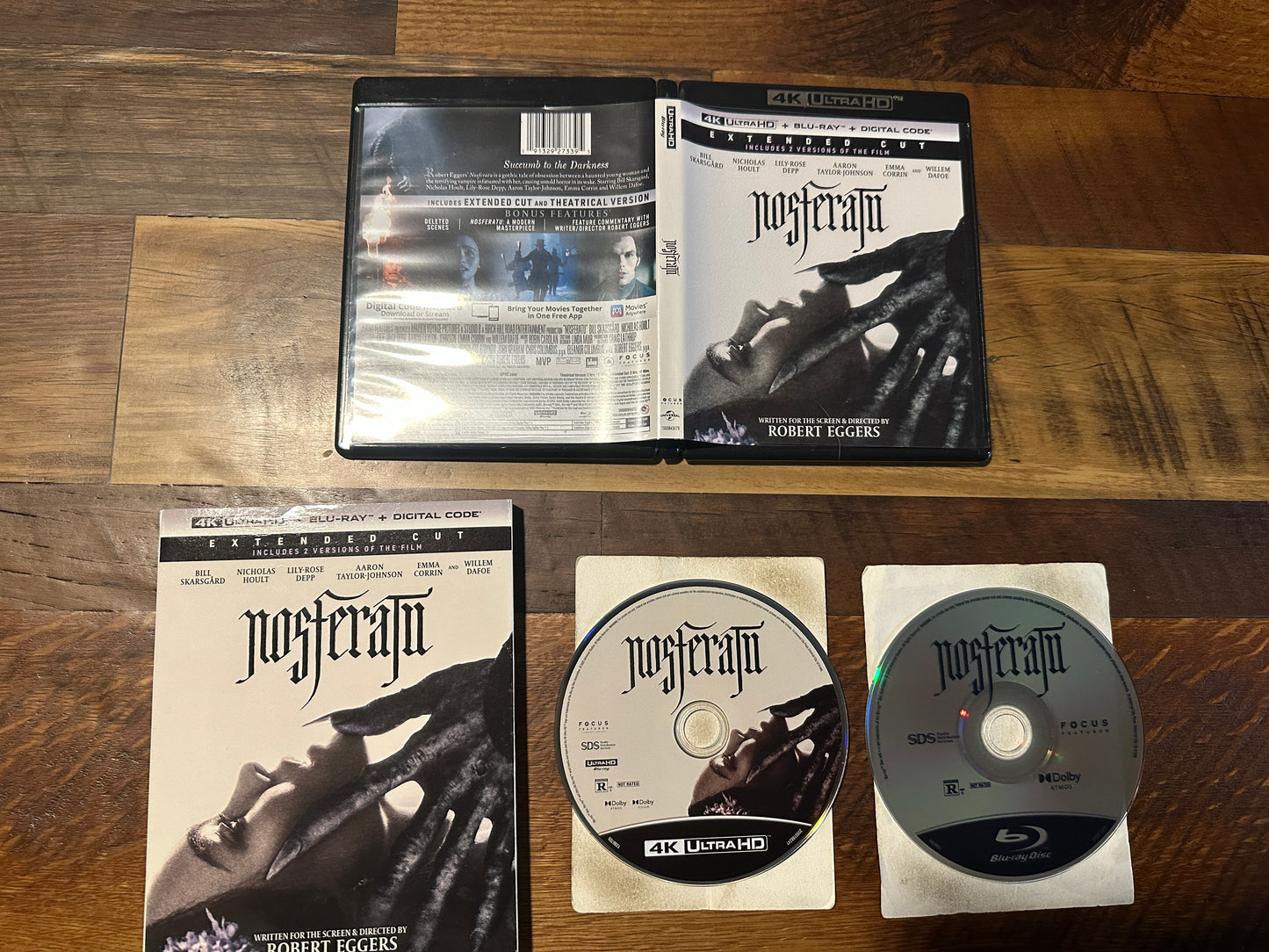 Nosferatu (4K Ultra HD/Blu ray, Extended Cut, Universal, Slip, No Digital)