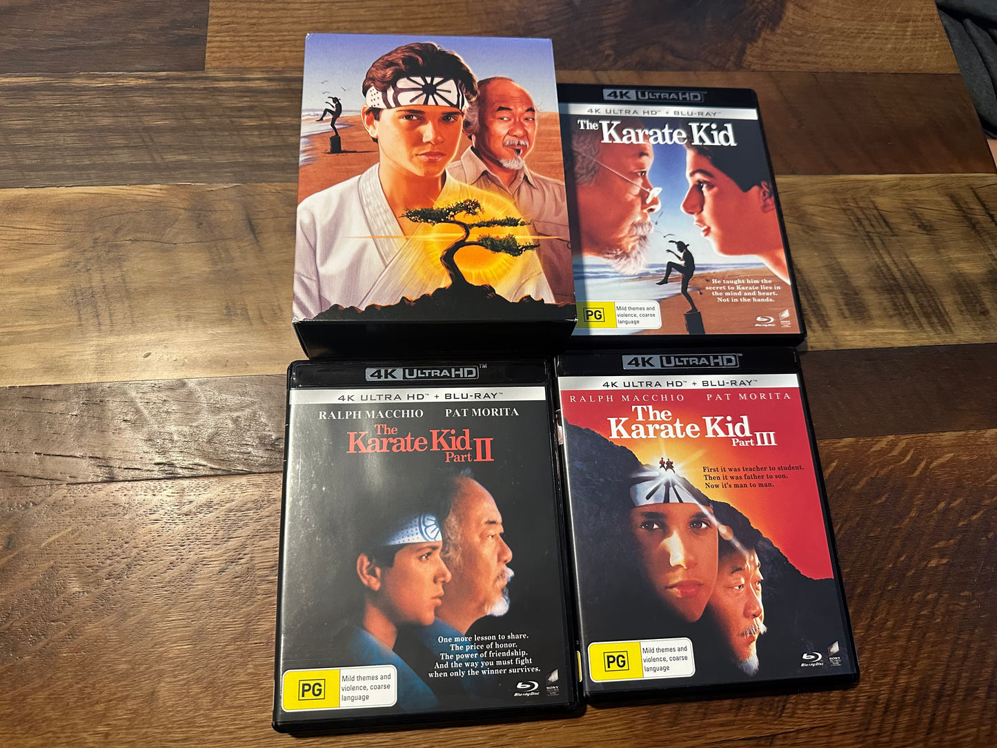 Karate Kid 3 Movie Collection 4K Ultra HD-No Slipcovers-6 Disc Set-