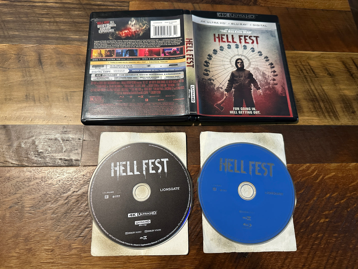 Hellfest (4K Ultra HD/Blu ray, Lionsgate, Widescreen, No Digital)
