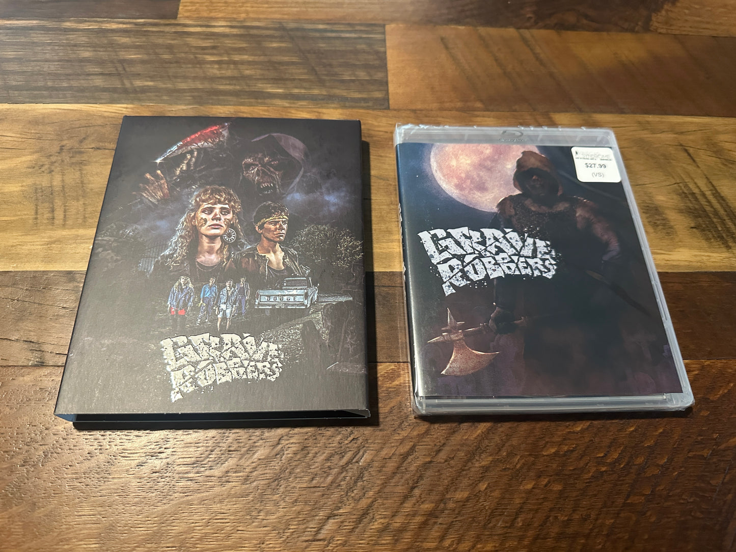 Grave Robbers 1989 (Blu ray, Vinegar Syndrome, Alternative Slipcover, NEW)