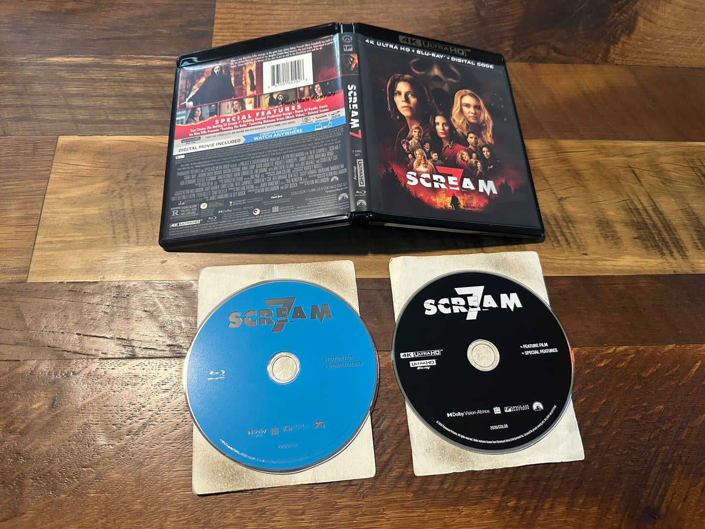 Scream 7 (4K Ultra HD, Paramount, 2026 Horror, Widescreen)
