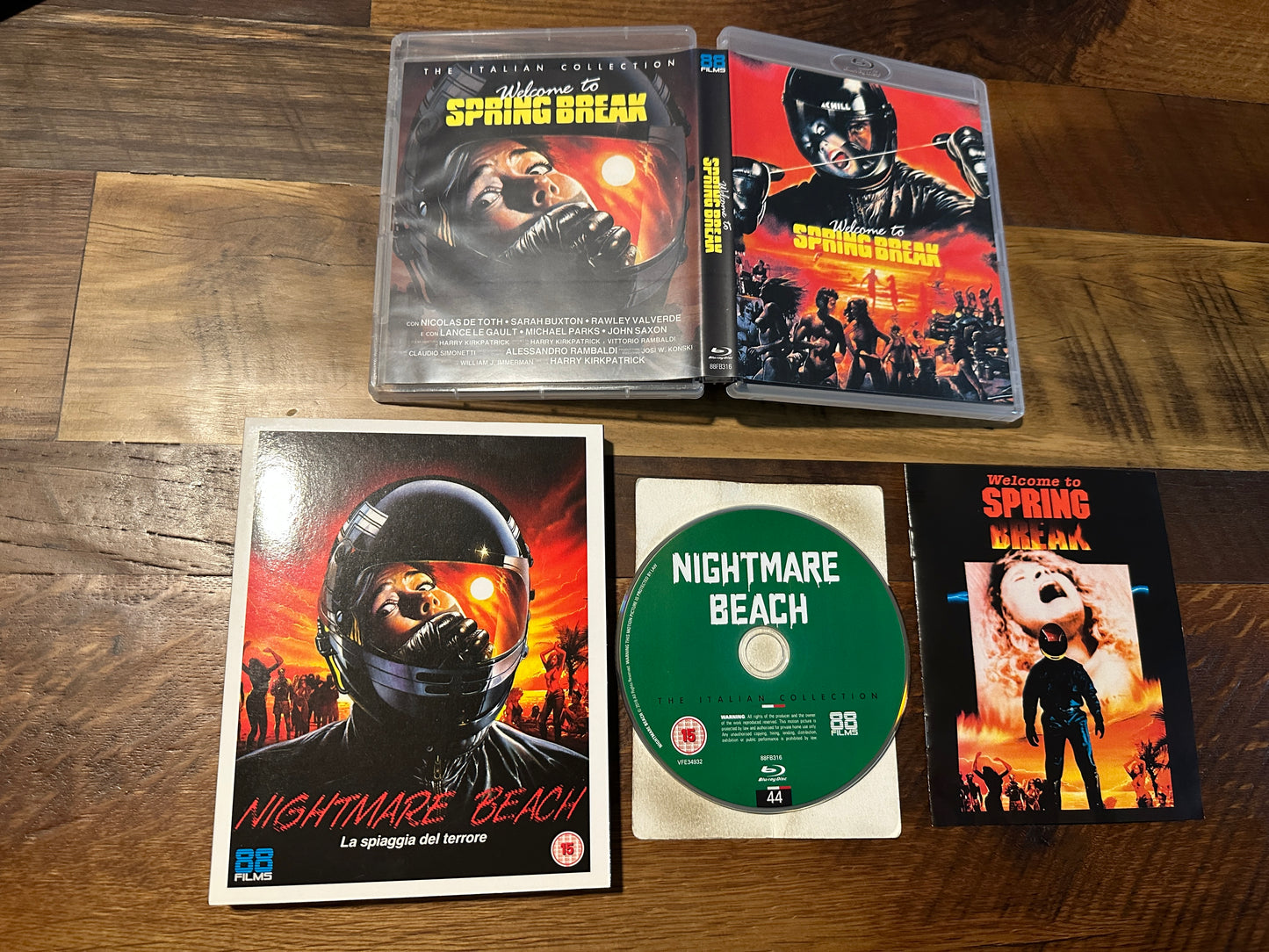 Nightmare Beach (Blu ray, 88 Films, Umberto Lenzi, Slipcover, Region B)