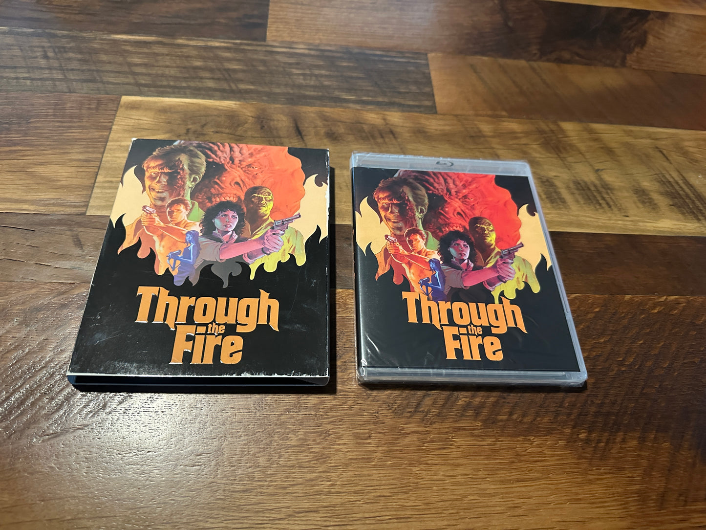 Through The Fire (Blu ray, Vinegar Syndrome, Slipcover, 80’s Horror, NEW)