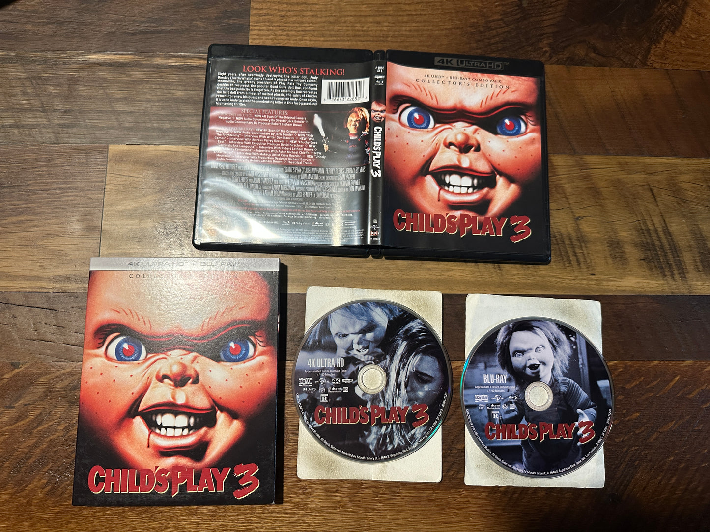 Child’s Play 3 (4k Ultra HD/Blu ray, Scream Factory, Slipcover, Collector’s Ed)