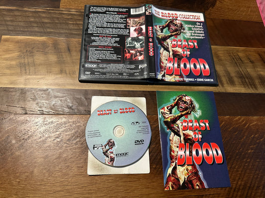 Beast of Blood DVD-Image Ent-The Blood Collection-70’s Horror Classic