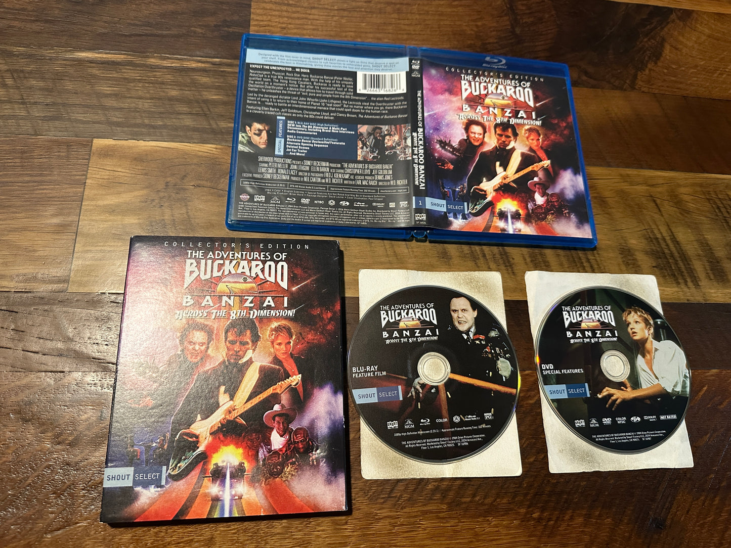 The Adventures Of Buckaroo Banzai Across The 8th Dimension! (Blu ray, Slip)