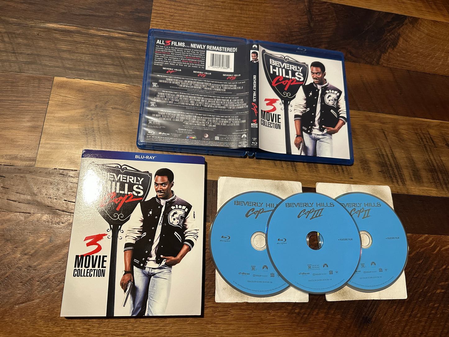 Beverly Hills Cop 3 Movie Collection Blu ray-Slipcover-Paramount-