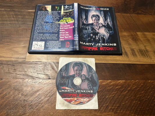 Marty Jenkins and the Vampires Bitches DVD-R Signed-Freak Productions-Obscure