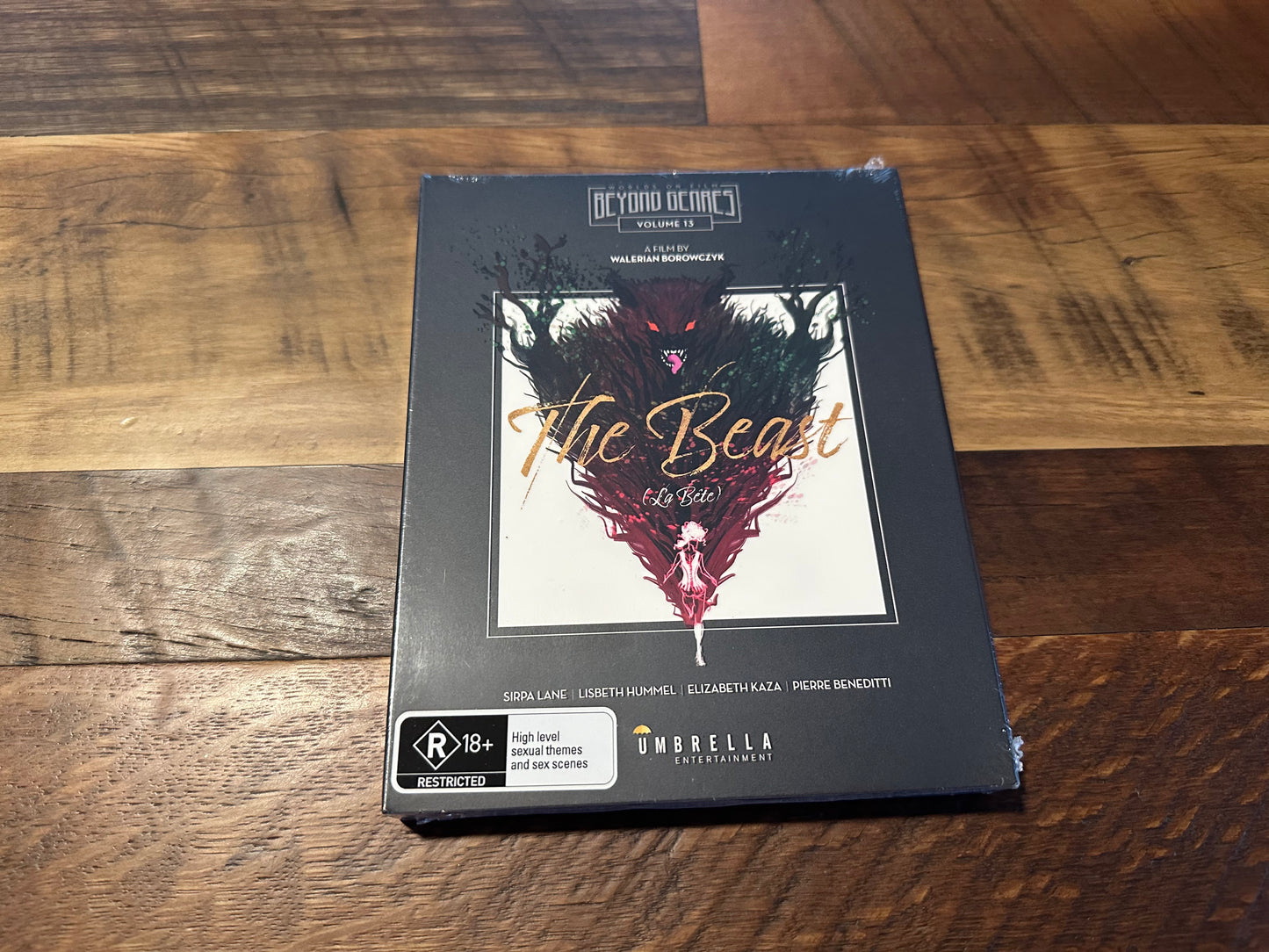 The Beast Blu ray-Umbrella Ent-Slipcover-Walerian Borowczyk Classic-NEW