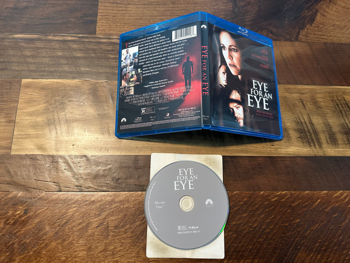 Eye For An Eye Blu ray-Paramount-90’s Classic-Widescreen-