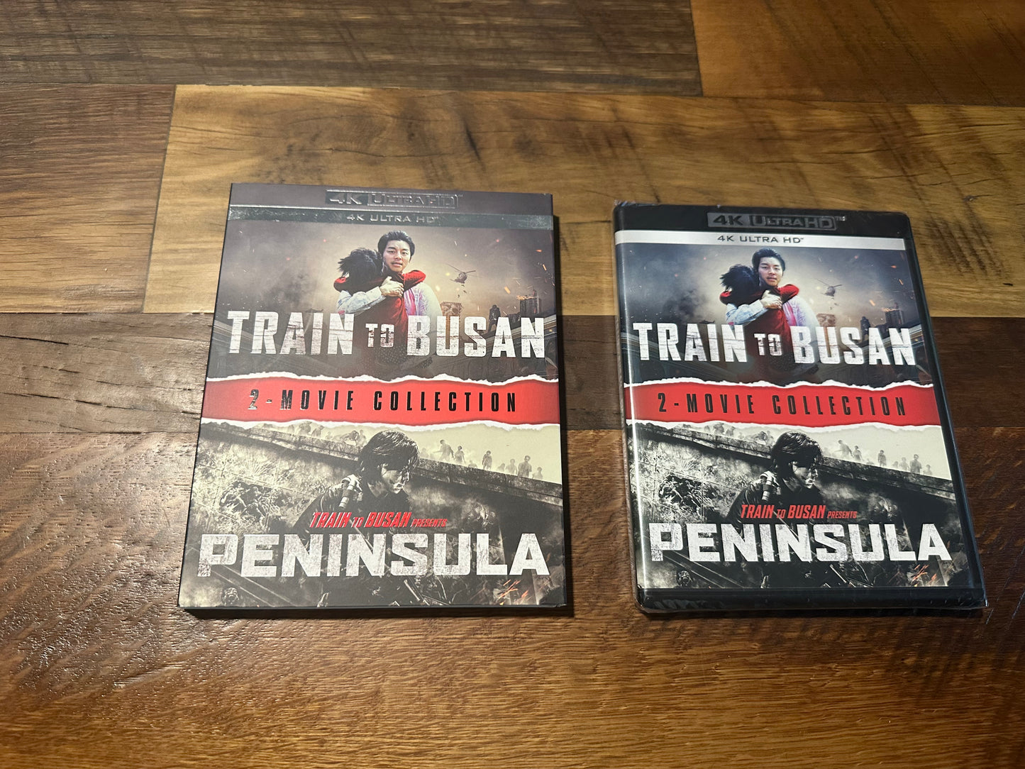 Train To Busan & Peninsula 4K Ultra HD-Slipcover-Well Go USA-NEW-