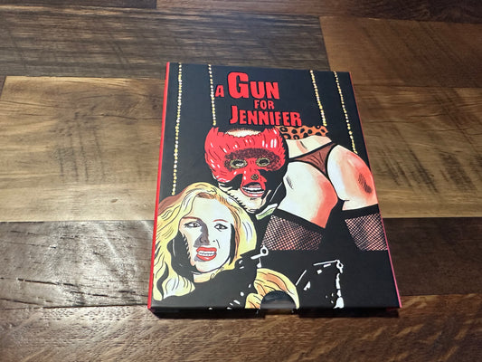 A Gun For Jennifer Blu ray-Vinegar Syndrome-Slipcover-Revenge Horror-
