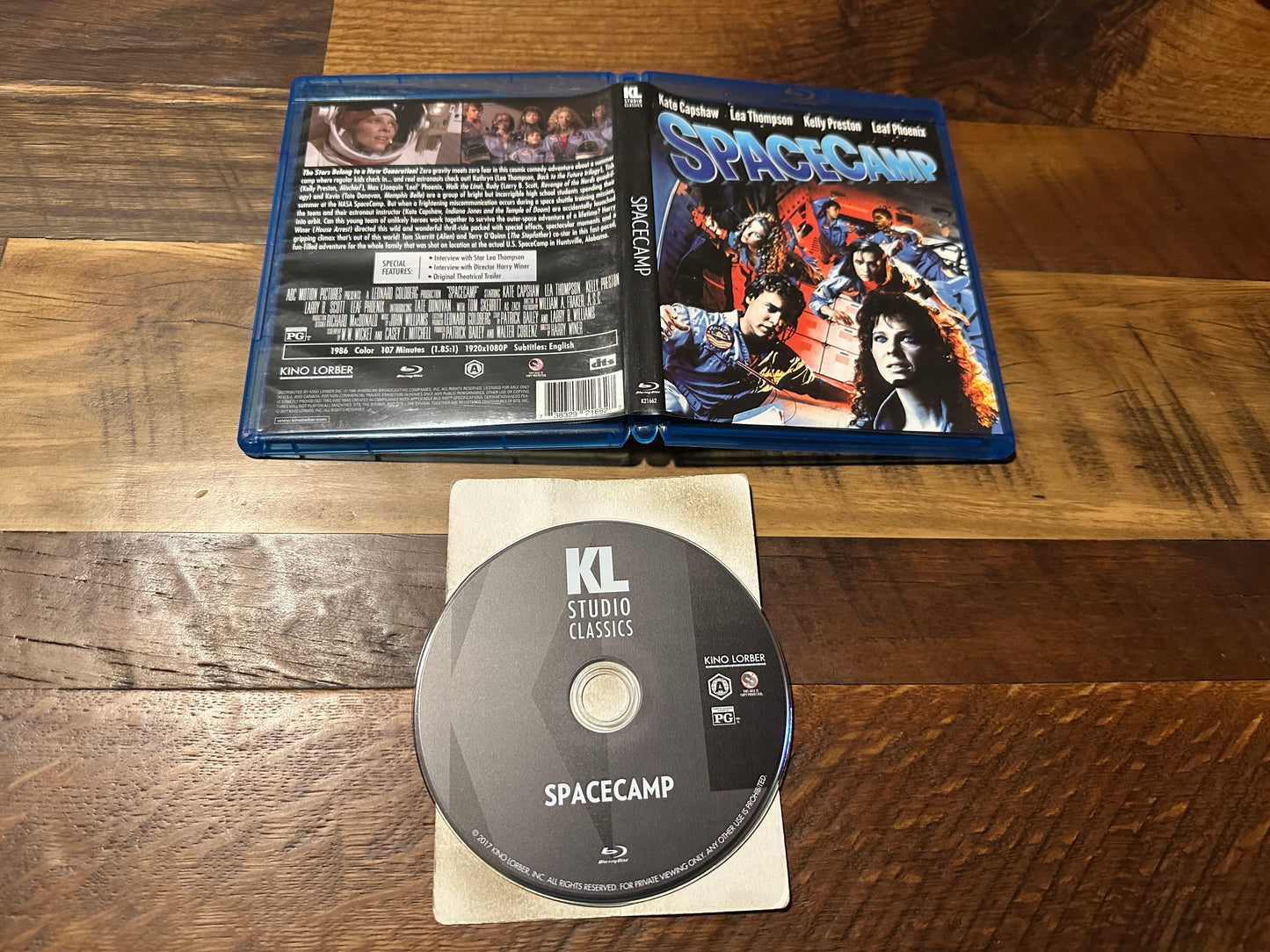 Space Camp (Blu ray, Kino Lorber, 80’s Kate Capshaw Classic, Widescreen, OOP)