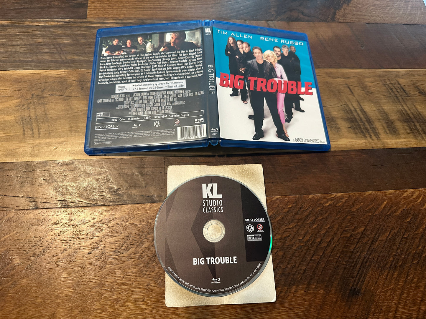 Big Trouble (Blu ray, Kino Lorber, Tim Allen 2002 Classic, Widescreen)
