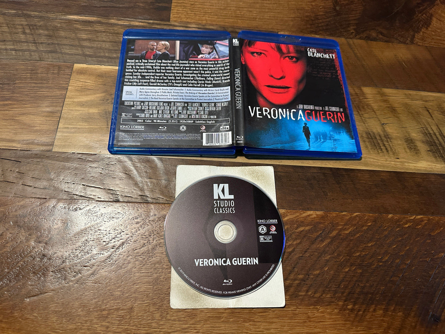 Veronica Guerin (Blu ray, Kino Lorber, 2003 Classic, Widescreen)