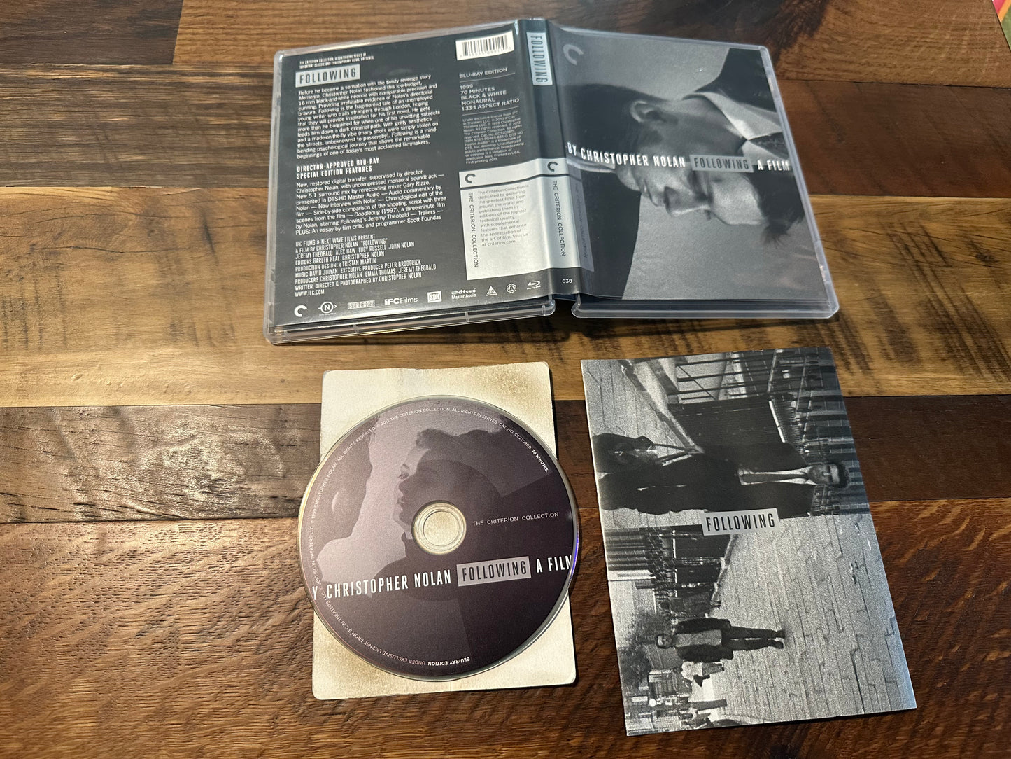 Following Blu ray-Criterion Collection-Christopher Nolan-90’s Classic