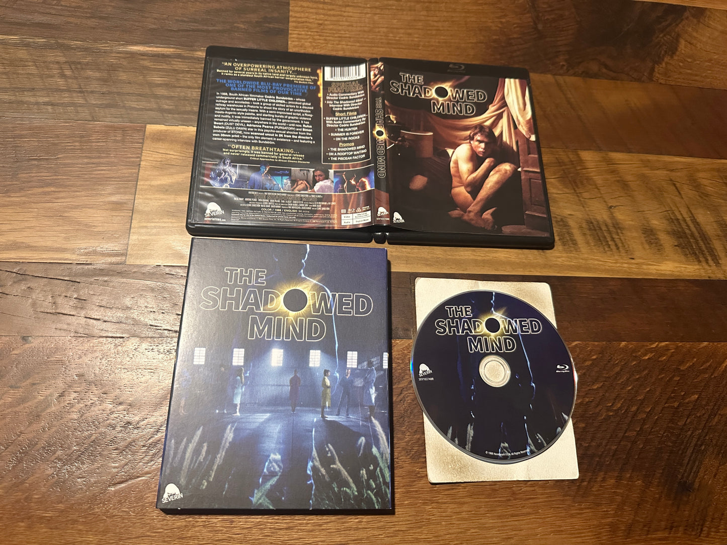 The Shadowed Mind Blu ray-Severin Films-80’s Classic-Slipcover-