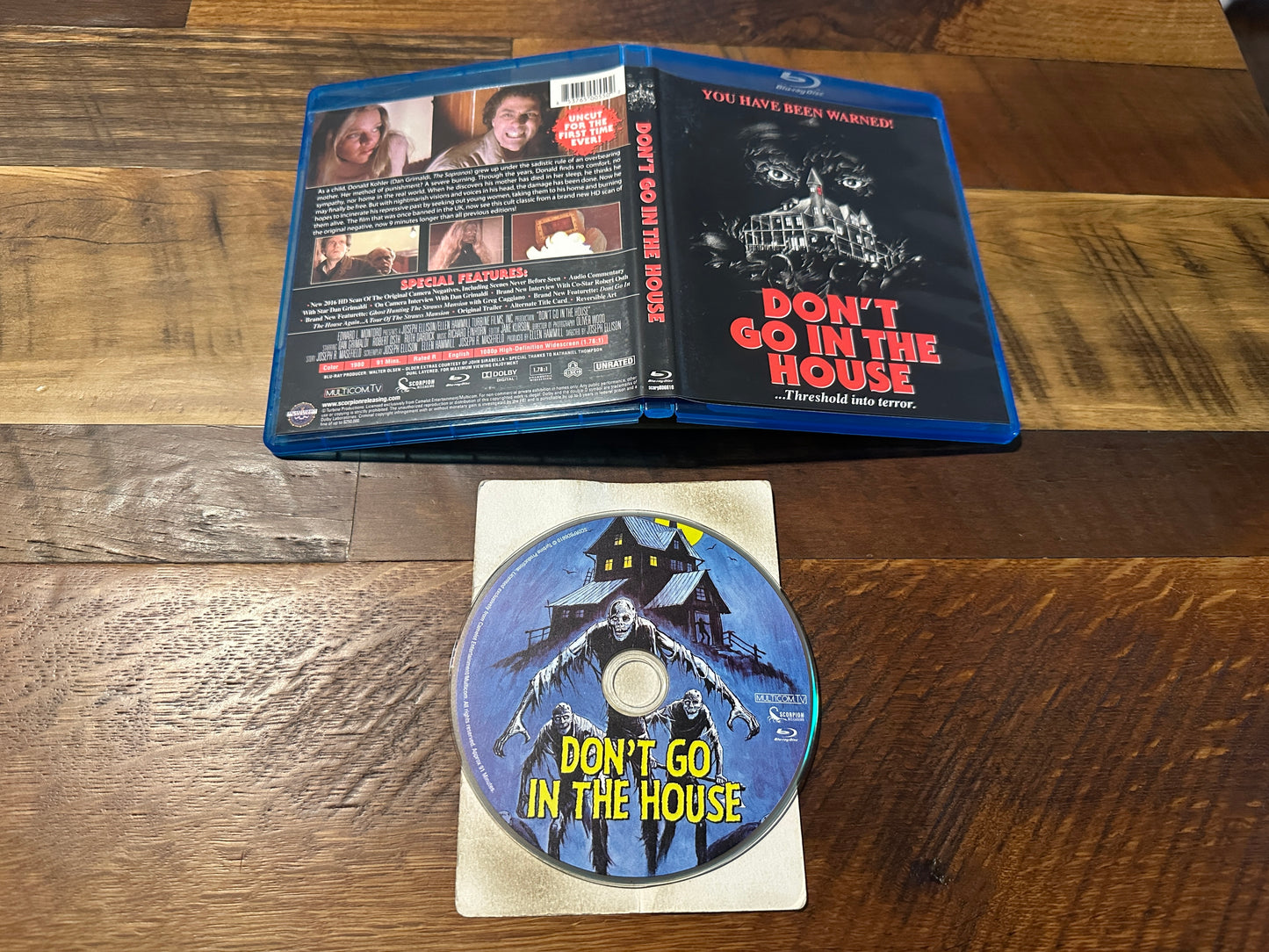 Don't Go in the House (Blu ray, Scorpion Releasing, 80's Horror)
