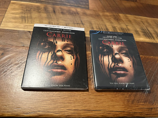Carrie 2013 4K Ultra HD/Blu ray-Scream Factory-2 Disc-Slipcover-NEW