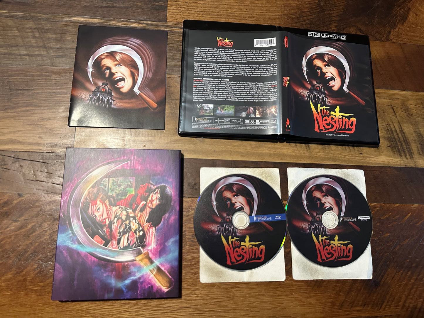The Nesting (4K Ultra HD/Blu ray, Vinegar Syndrome, Slipcover, 80’s Classic)