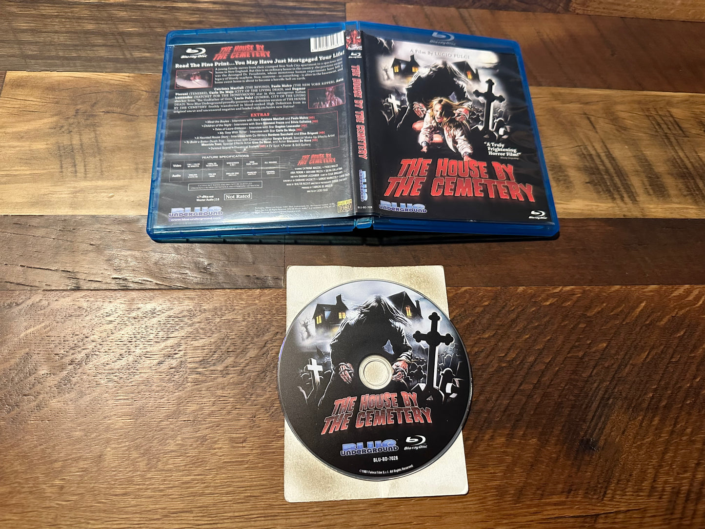 The House By The Cemetery (Blu ray, Blue Underground, Lucio Fulci)