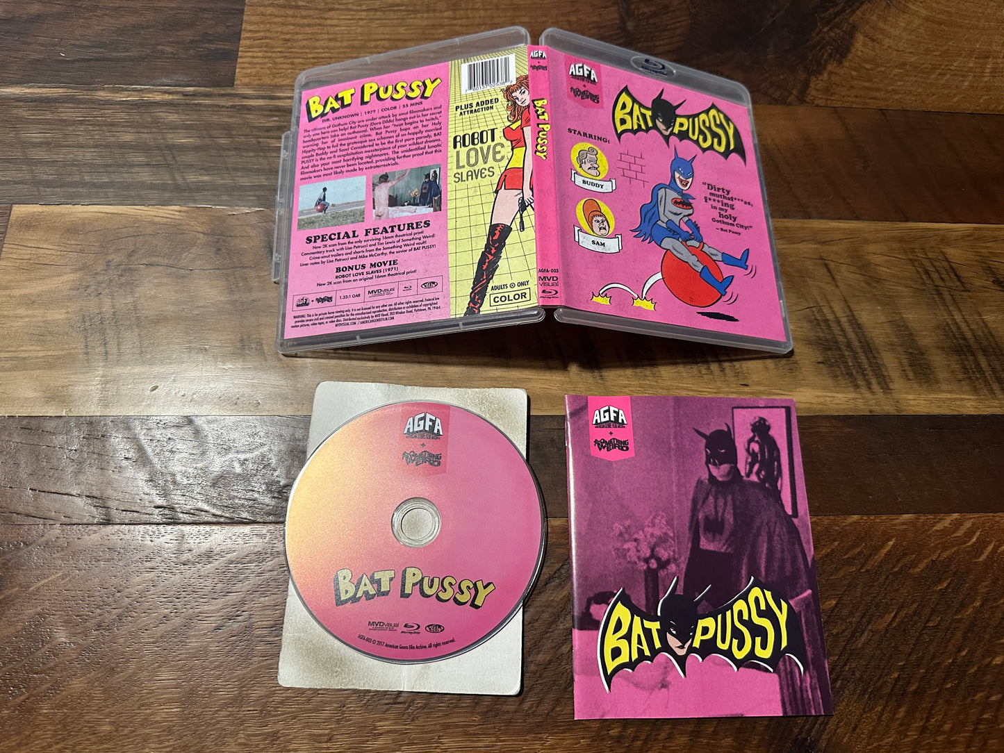 Bat Pussy & Robot Love Slaves (Blu ray, MVD Visual, 70’s Classic)