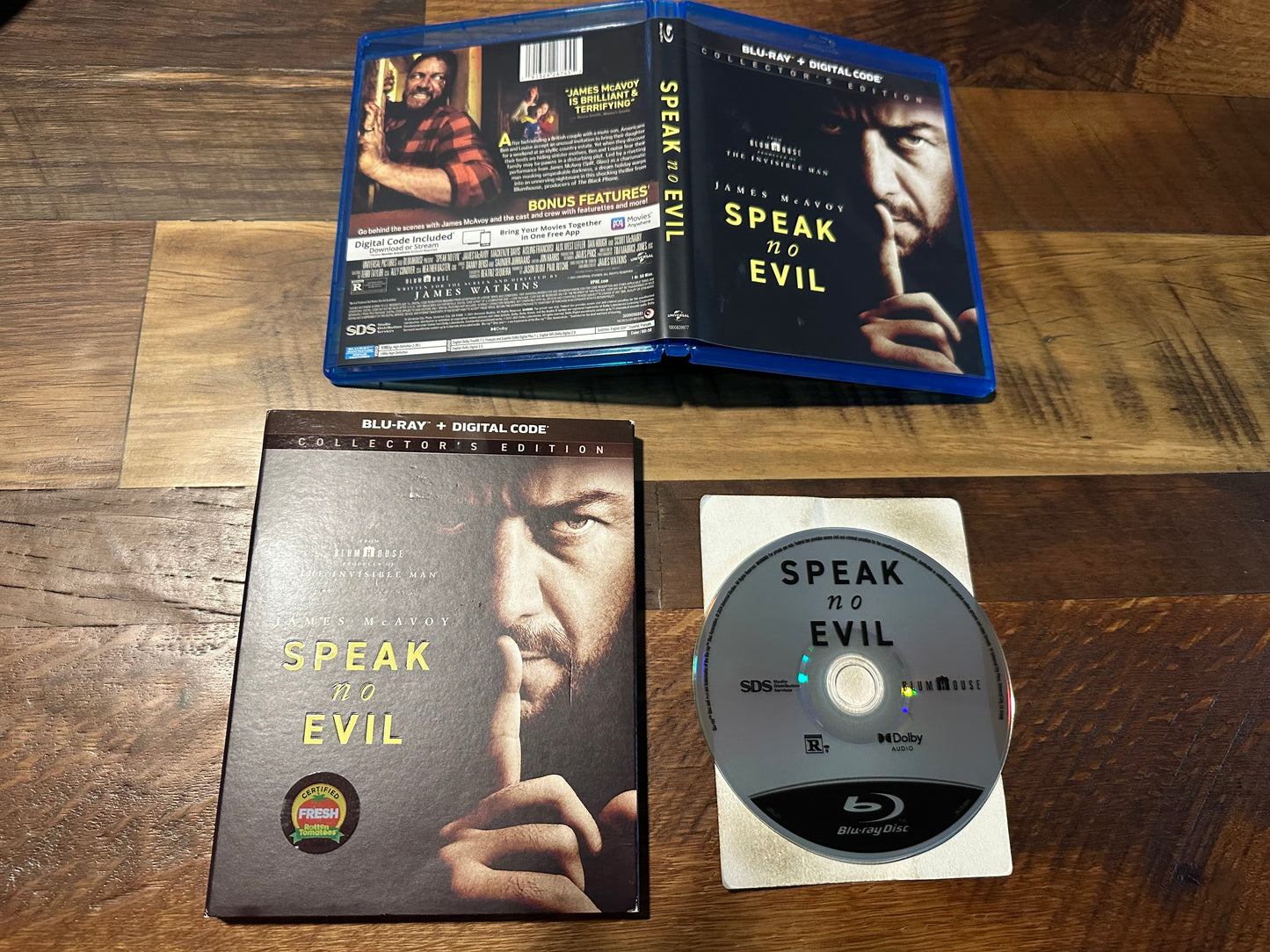 Speak No Evil Blu ray-Blum House-Slipcover-Collector’s Ed-No Digital